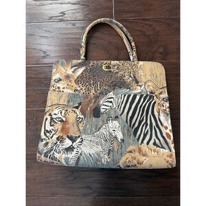 Vintage 1960 Margaret Smith Safari Hand Bag